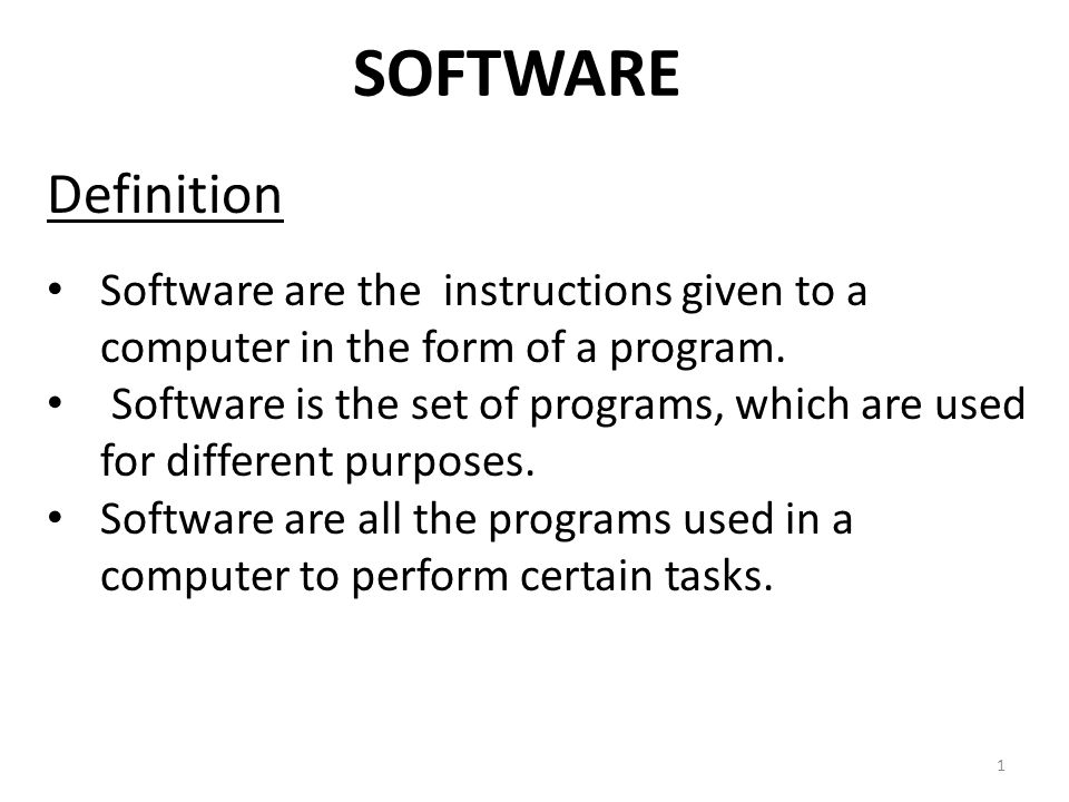 What Is Software In Simple Words?